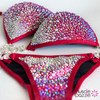 Red Crystal Competition Bikini
