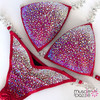Red Crystal Competition Bikini