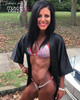 Red Crystal Competition Bikini