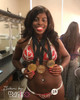 Red Crystal Competition Bikini