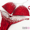 Red Crystal Competition Bikini (CB228)