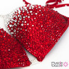 Red Crystal Competition Bikini (CB228)