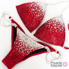 Red Crystal Competition Bikini (CB228)