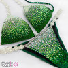 Green Crystal Competition Bikini