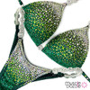 Green Crystal Competition Bikini