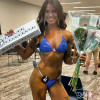 Saphhire Blue Crystal Competition Bikini