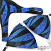 Black and Blue Figure Competition Suit
