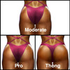Muscle Dazzle figure suit back styles