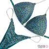 Turquoise Bikini Competition Suit (CB420)