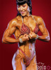 Red figure competition suit