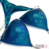 Peacock Green Undecorated Competition Bikini