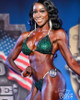 Emerald green competition bikini