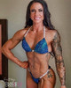 Green Blue Competition Bikini