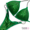 Green Undecorated Competition Bikini
