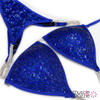 Royal Blue Sequin Competition Bikini (UB003)