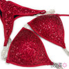 Red Sequin Competition Bikini (UB046)