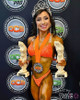 Neon Orange Figure Competition Suit