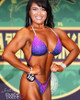 Purple Blue Figure Competition Suit