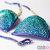 Lavender crystal competition bikini