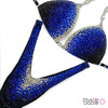 Sapphire Blue Figure Suit