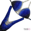 Sapphire Blue Figure Suit