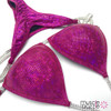 Raspberry Undecorated Wellness Competition Suit