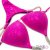 Hot Pink Hologram Wellness Suit