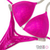 Hot Pink Undecorated Wellness Competition Suit