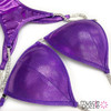 Purple Undecorated Wellness Competition Suit
