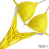 Lemon Yellow Undecorated Competition Bikini