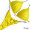 Lemon Yellow Undecorated Competition Bikini