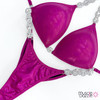 Fuchsia Undecorated Competition Bikini