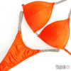 Neon Orange Undecorated Competition Bikini