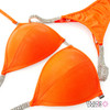 Neon Orange Undecorated Competition Bikini