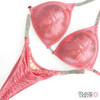 Peach Undecorated Competition Bikini