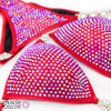 Red Crystal Competition Bikini
