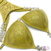 Gold Undecorated Competition Bikini