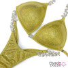 Gold Undecorated Competition Bikini
