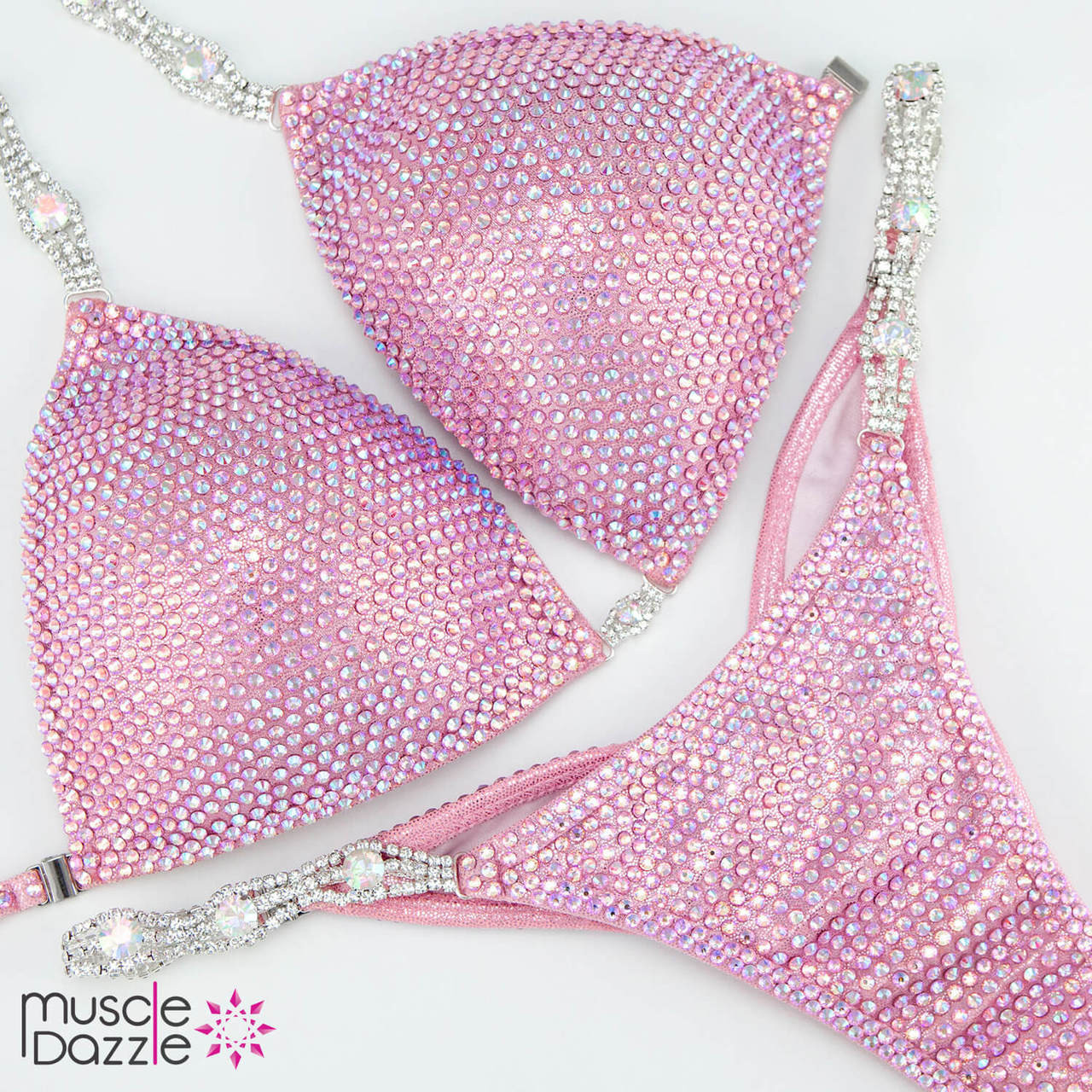 Perfectly Baby Crystalled Bikini Pink | Competition
