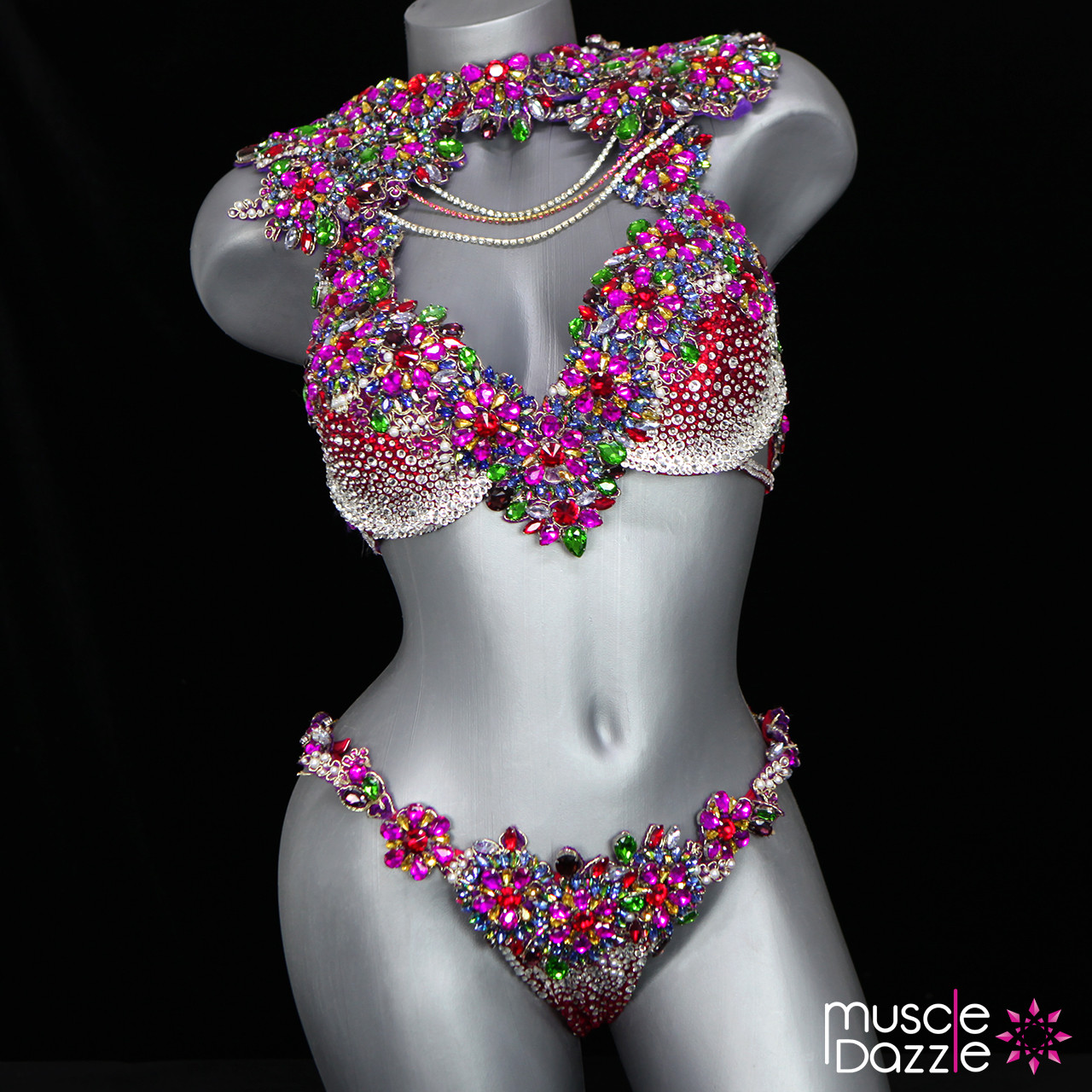 ビーズ装飾 大会ビキニ gold bikini FWJ Boutique – SambaCouture | Luxury Fitness Competition Bikinis