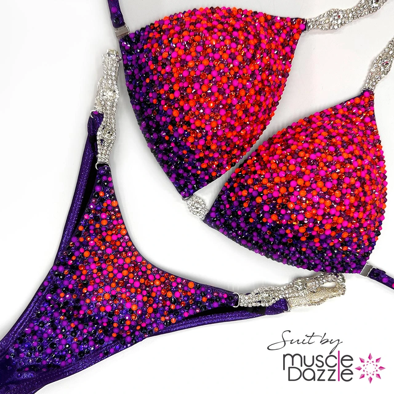 Fuchsia Competition Bikini: Dazzle Like a Pro