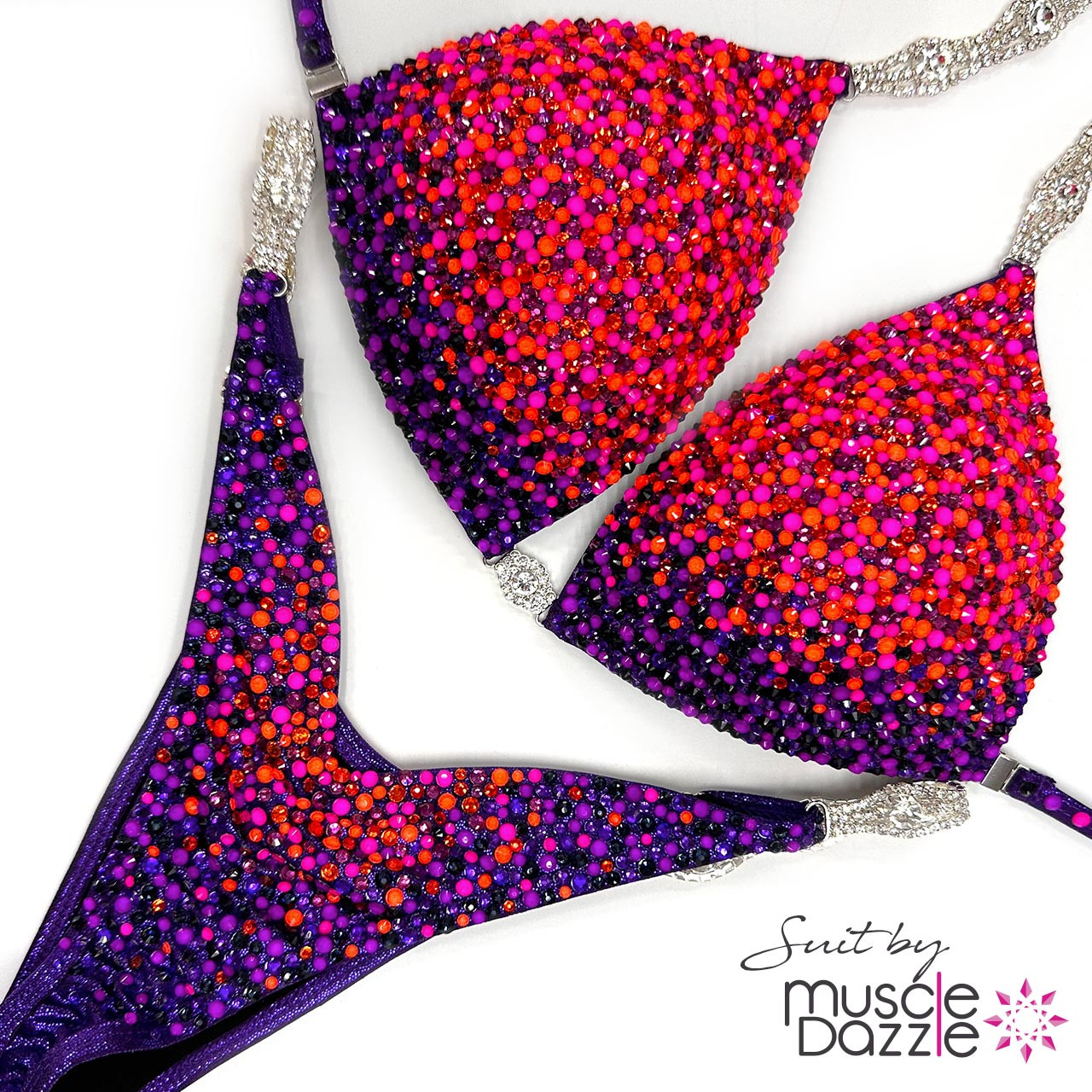 Fuchsia Competition Bikini: Dazzle Like a Pro
