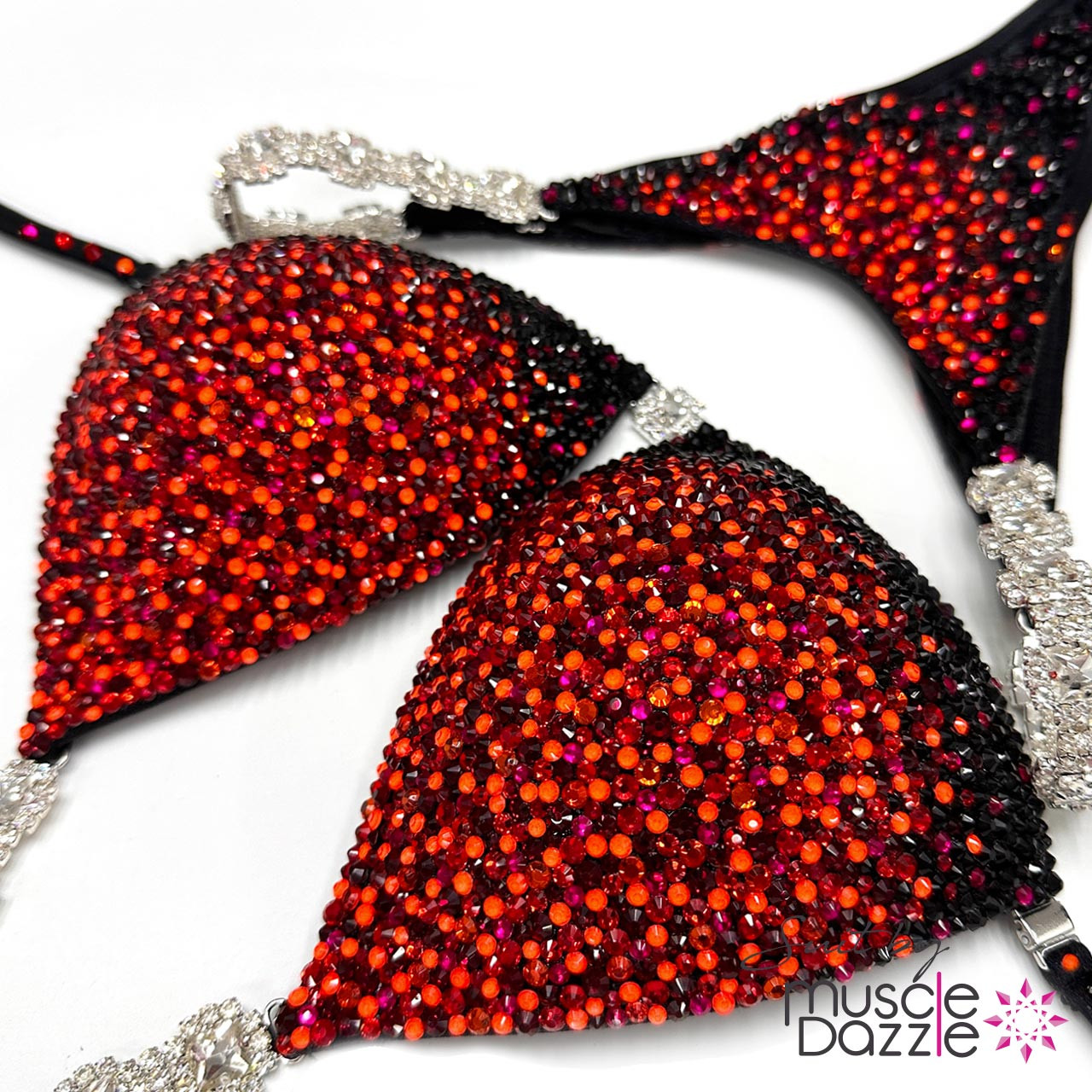 Red And Black Competition Bikini: Make It Memorable