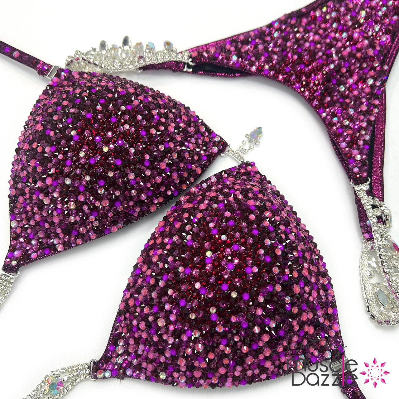 Muscle Dazzle's Perfect Plum Competition Bikini