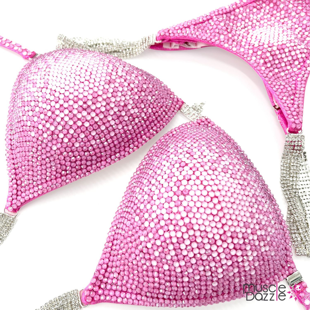 Pink Whisper Competition Bikini from Muscle Dazzle