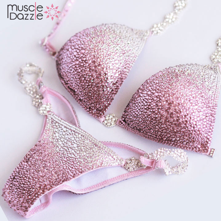 Pink Crystal Competition Bikini