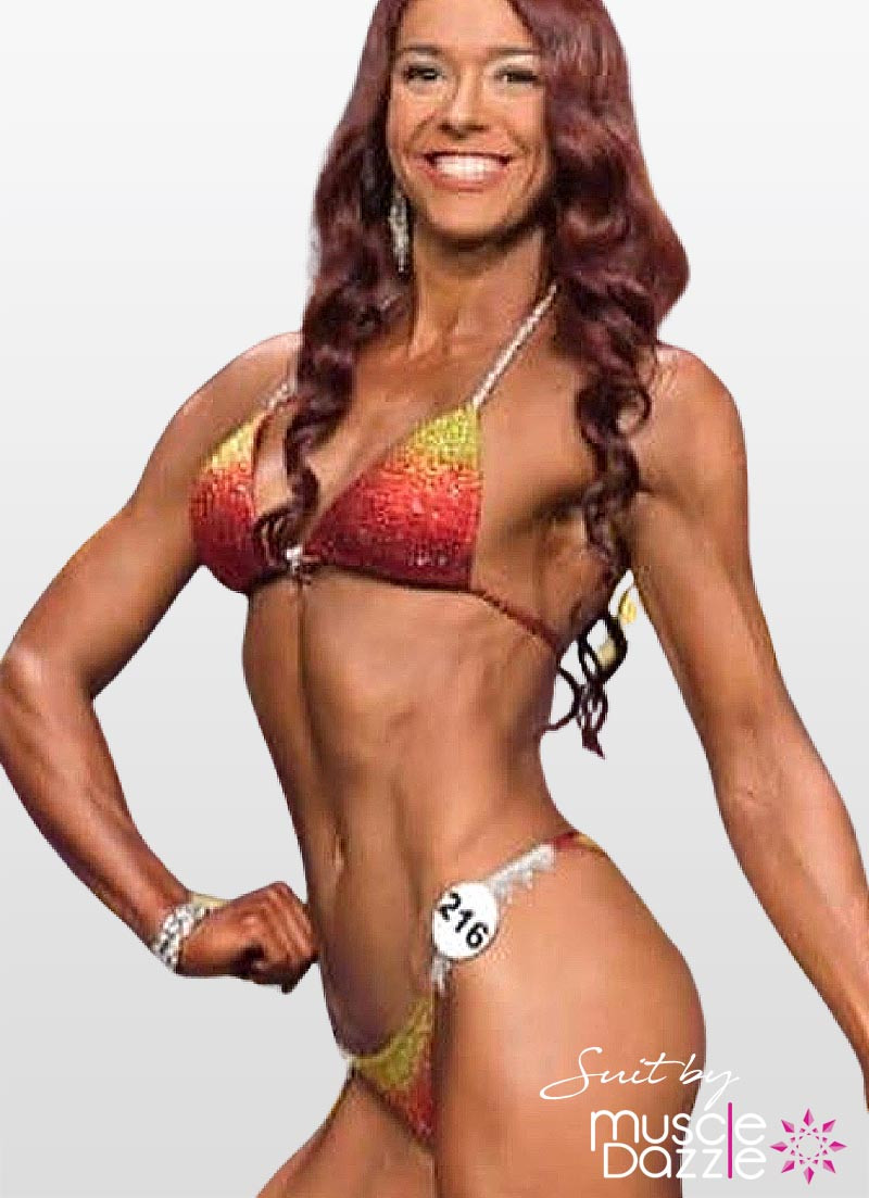 Red stars bikini