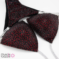Black and Red Competition Bikini