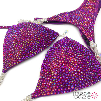 Magenta Crystal Competition Bikini