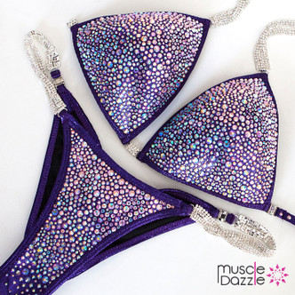 Purple Crystal Competition Bikini